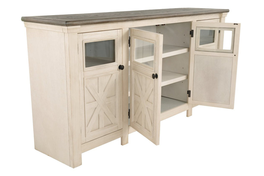 Bolanburg Two-tone 74" TV Stand - Lara Furniture