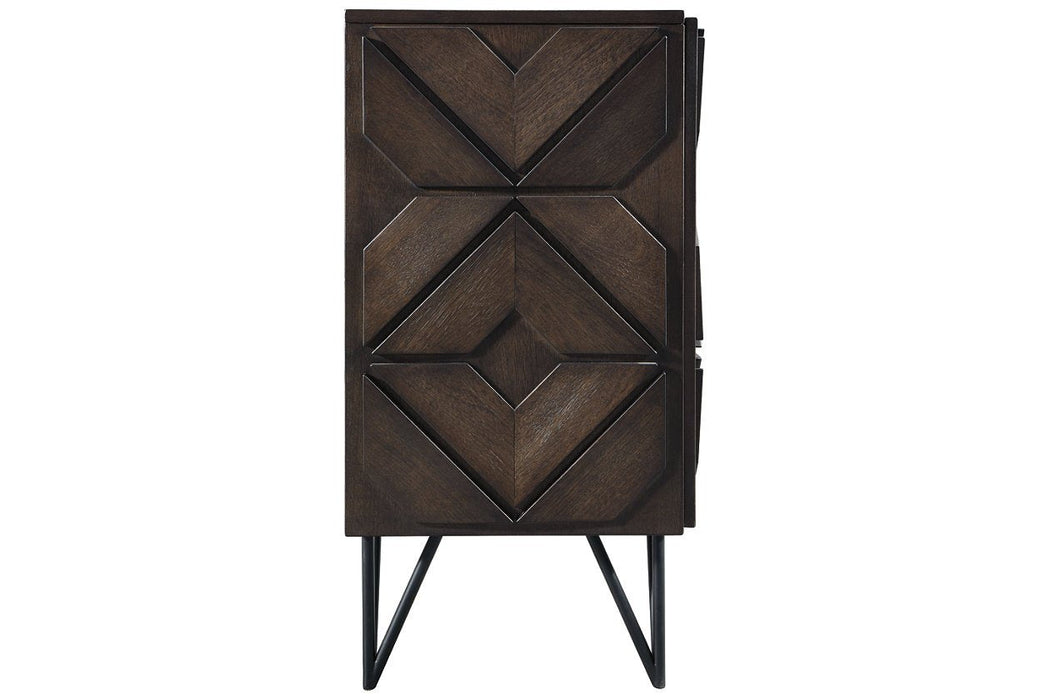 Chasinfield Dark Brown 72" TV Stand - Lara Furniture