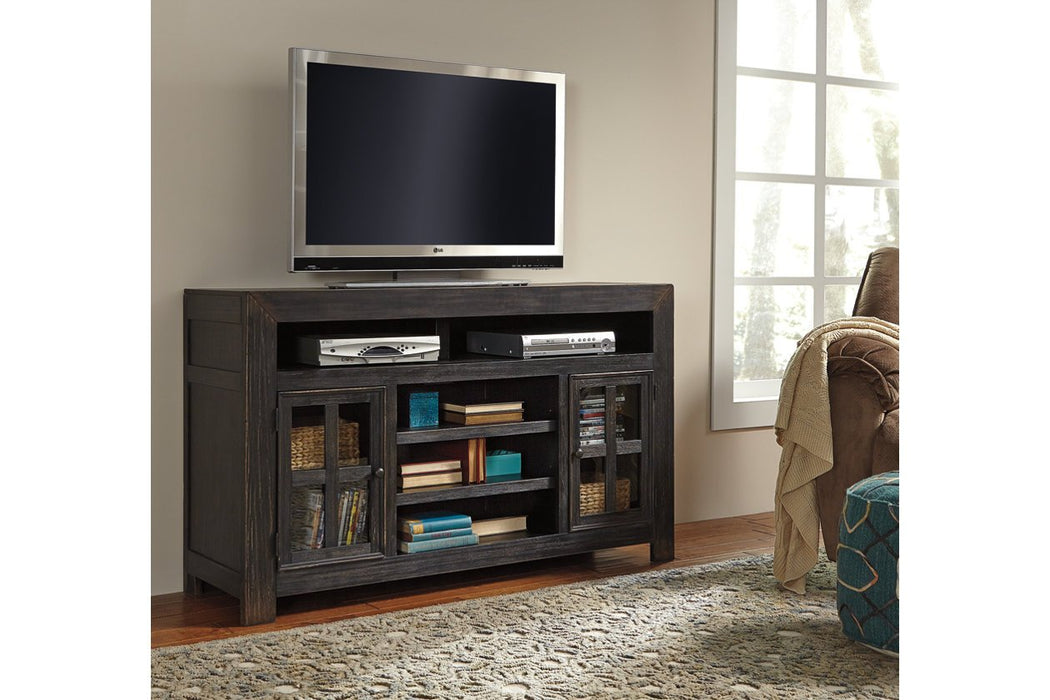 Gavelston Black 61" TV Stand - Lara Furniture