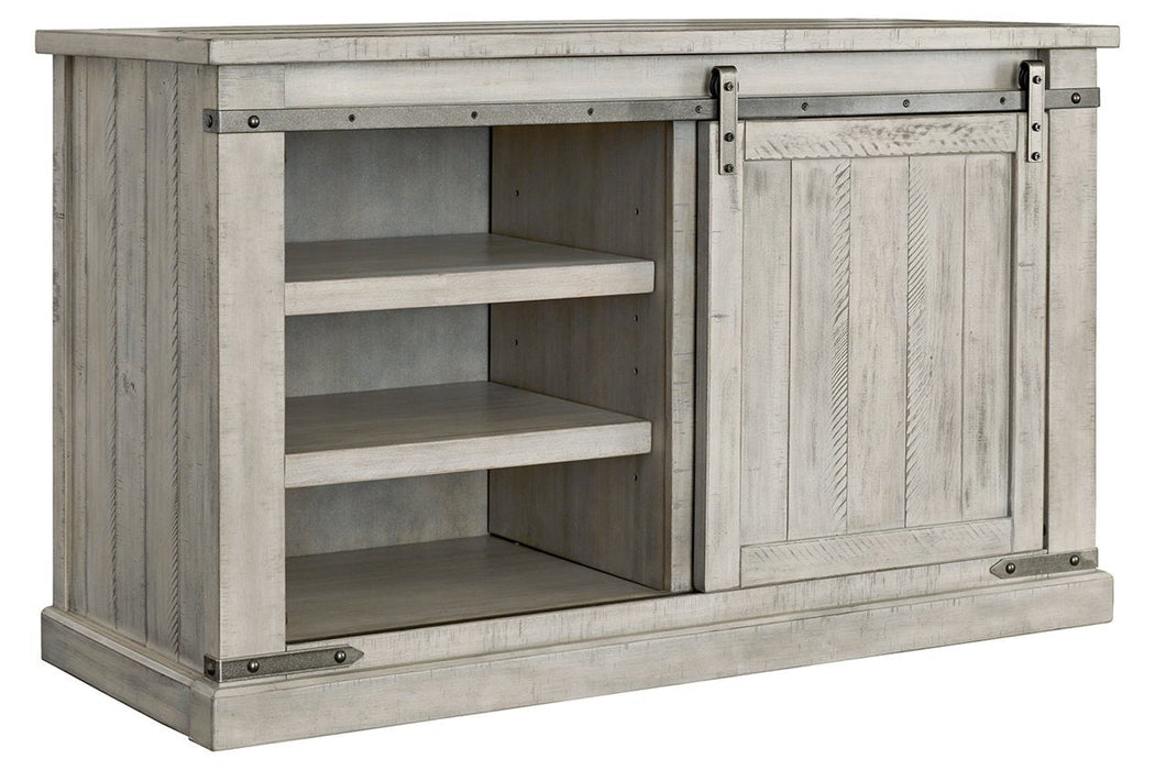 Carynhurst Whitewash 50" TV Stand - Lara Furniture