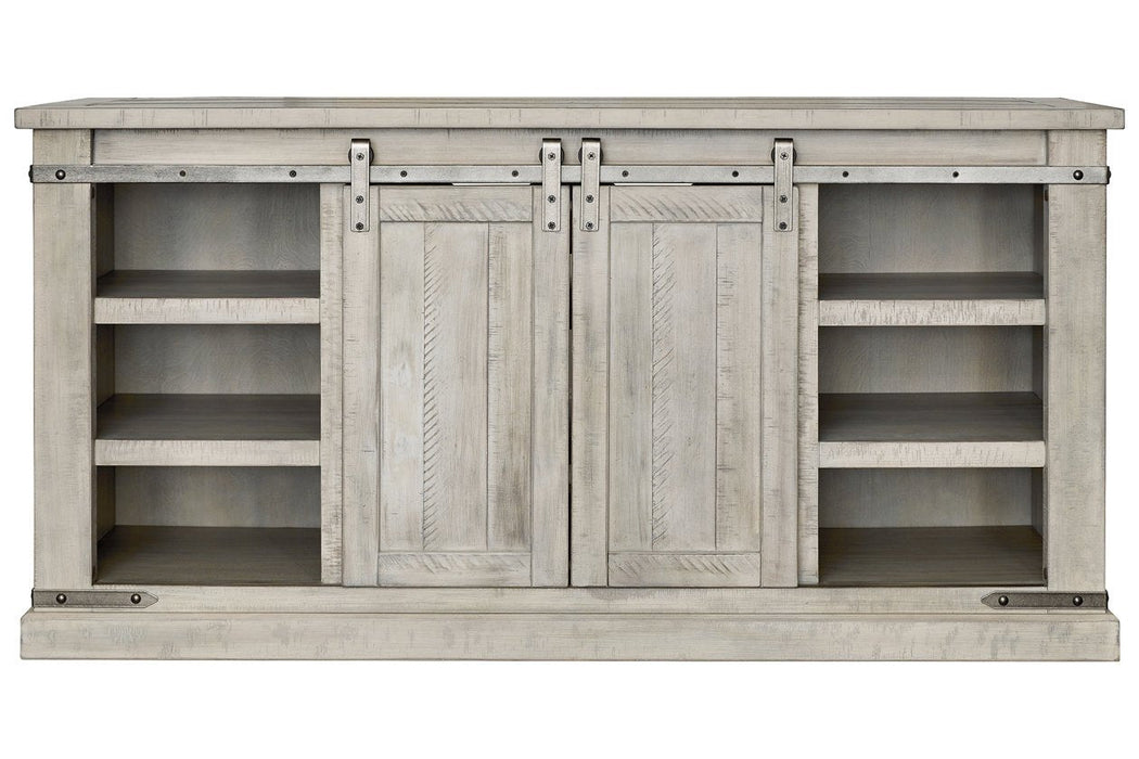 Carynhurst Whitewash 60" TV Stand - Lara Furniture