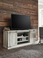 Carynhurst Whitewash 70" TV Stand - Lara Furniture