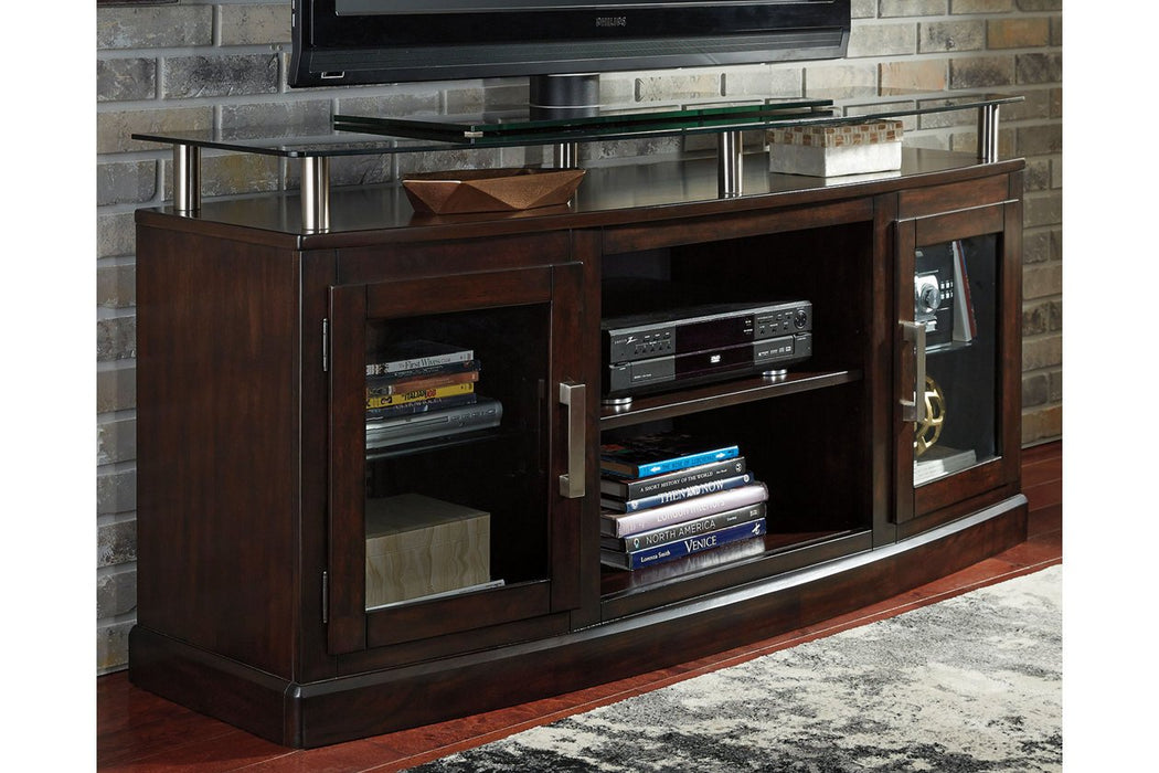 Chanceen Dark Brown 60" TV Stand - Lara Furniture