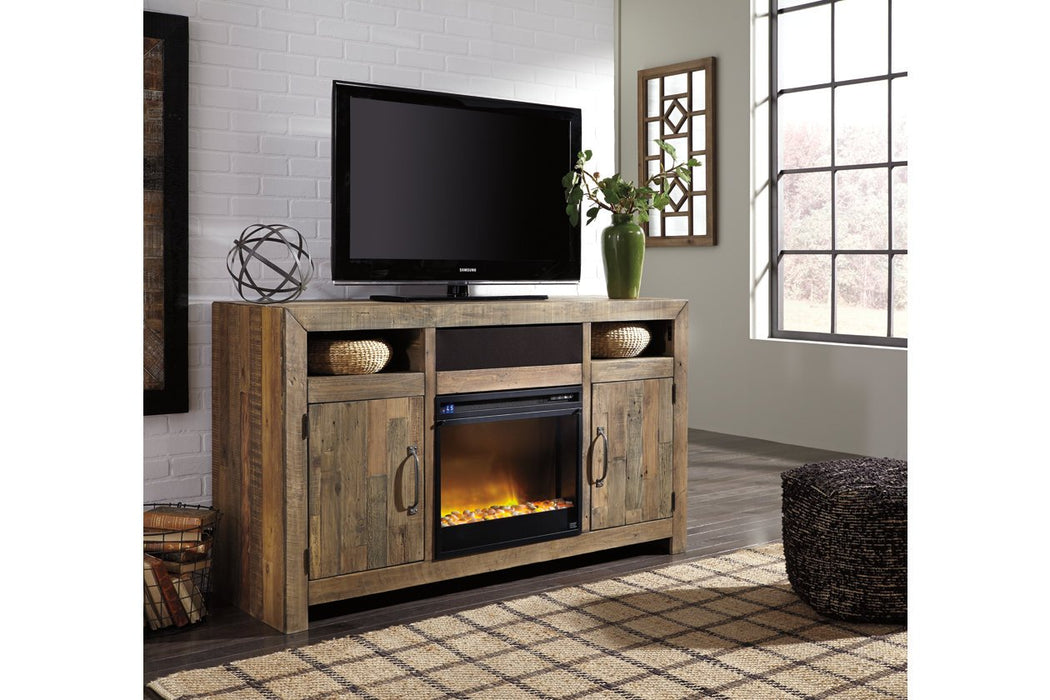 Sommerford Brown 62" TV Stand - Lara Furniture