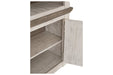 Havalance Two-tone Right Pier Cabinet - Lara Furniture