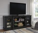 Mallacar Black 75" TV Stand - Lara Furniture