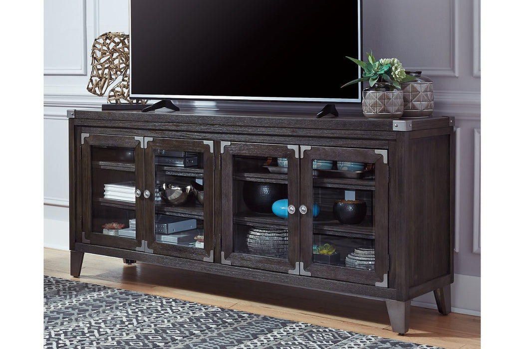 Todoe Gray 70" TV Stand - Lara Furniture