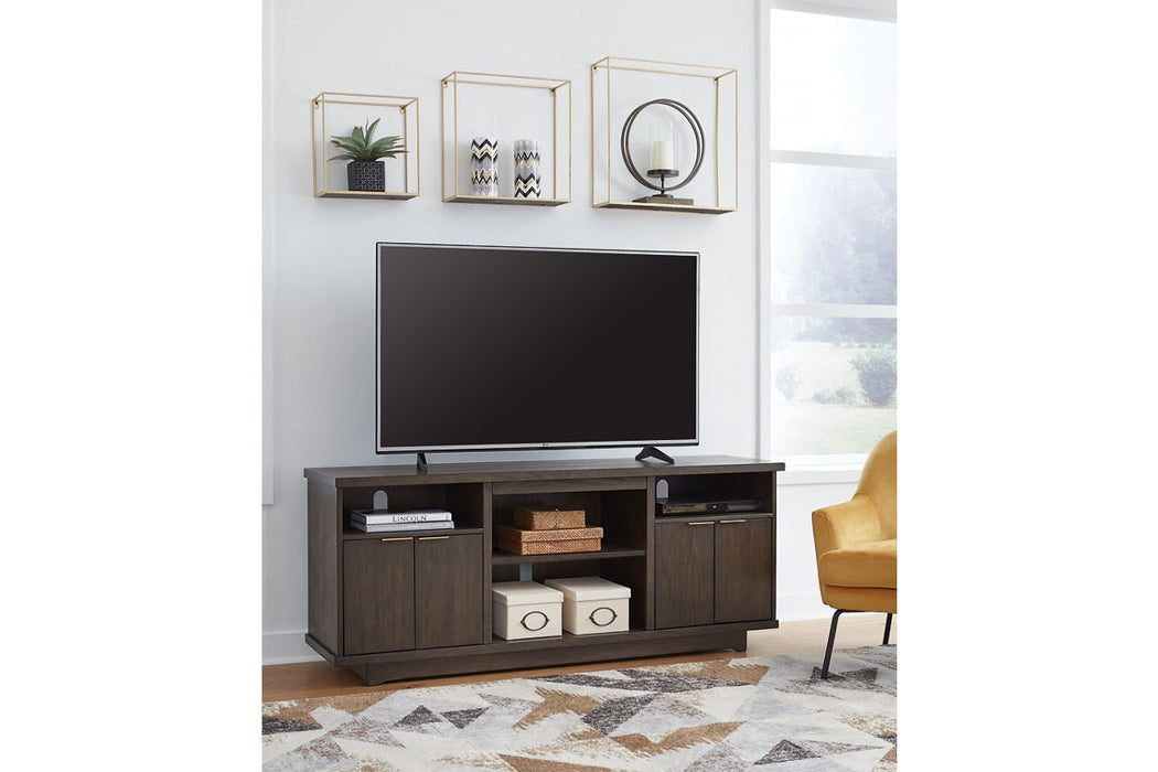 Brazburn Dark Brown 66" TV Stand - Lara Furniture