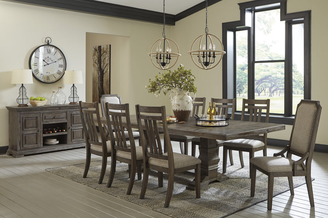 Wyndahl Rustic Brown Dining Room Set