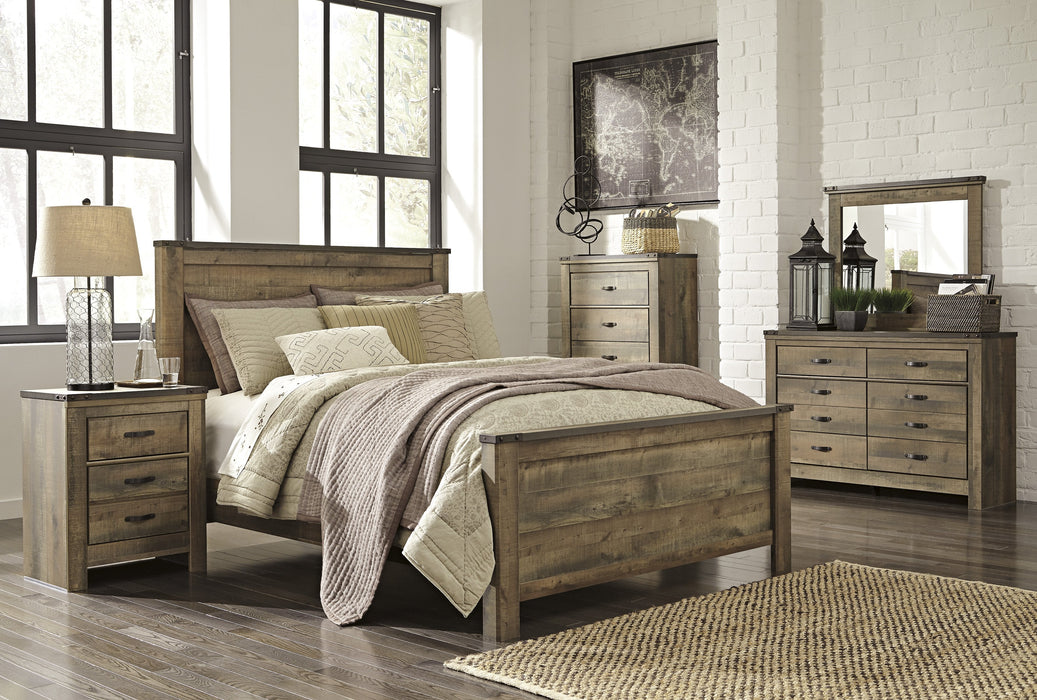 Trinell Brown Panel Bedroom Set