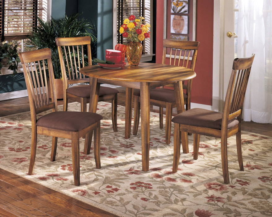 Berringer Rustic Brown Drop Leaf Dinette Set