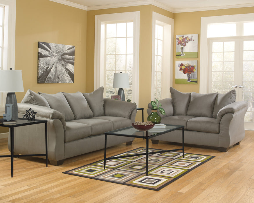 Darcy Cobblestone Living Room Set