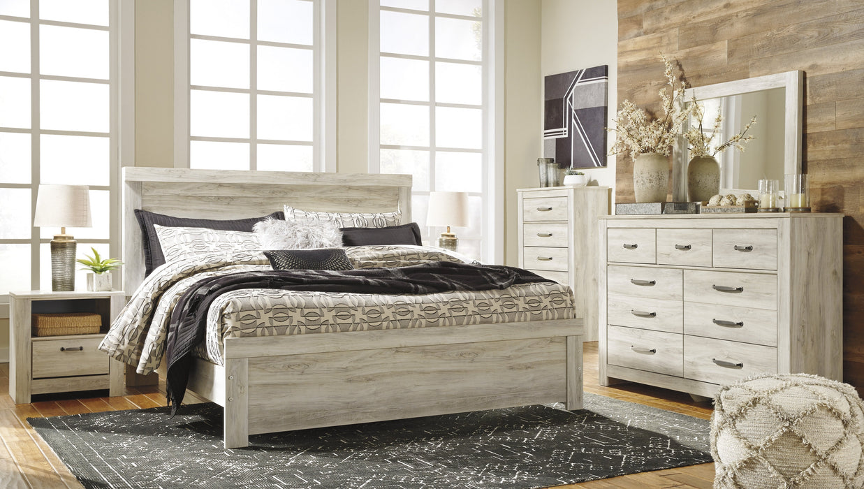 Bellaby Whitewash Panel Bedroom Set